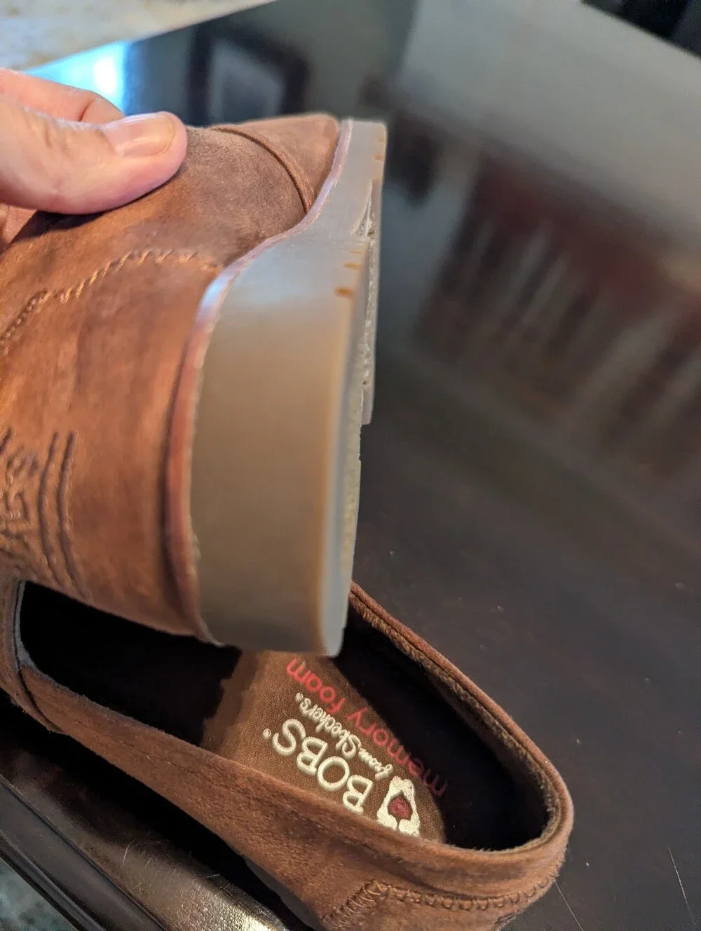 BOBS Skechers worn once Chill Lugs-URBAN SPELL Shoes Size 8 Brown Fleece Lined